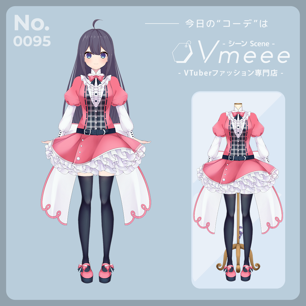 アイドル風】Pink Stage ピンクステージ【Vtuber Fashion Assets